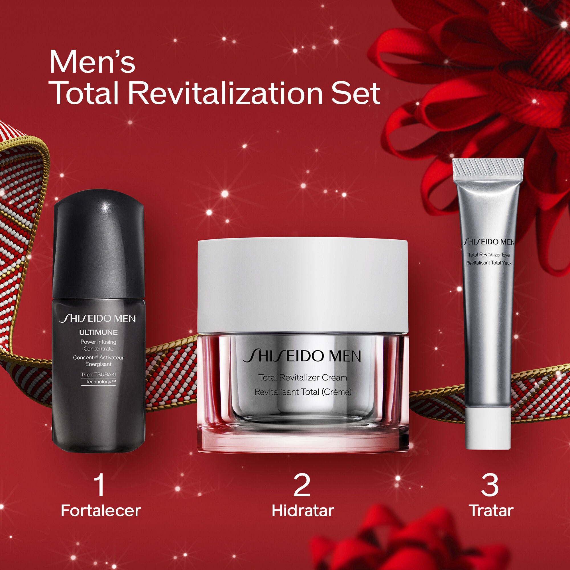 Shiseido Men Total Revitalization Set  (valor de -$114,