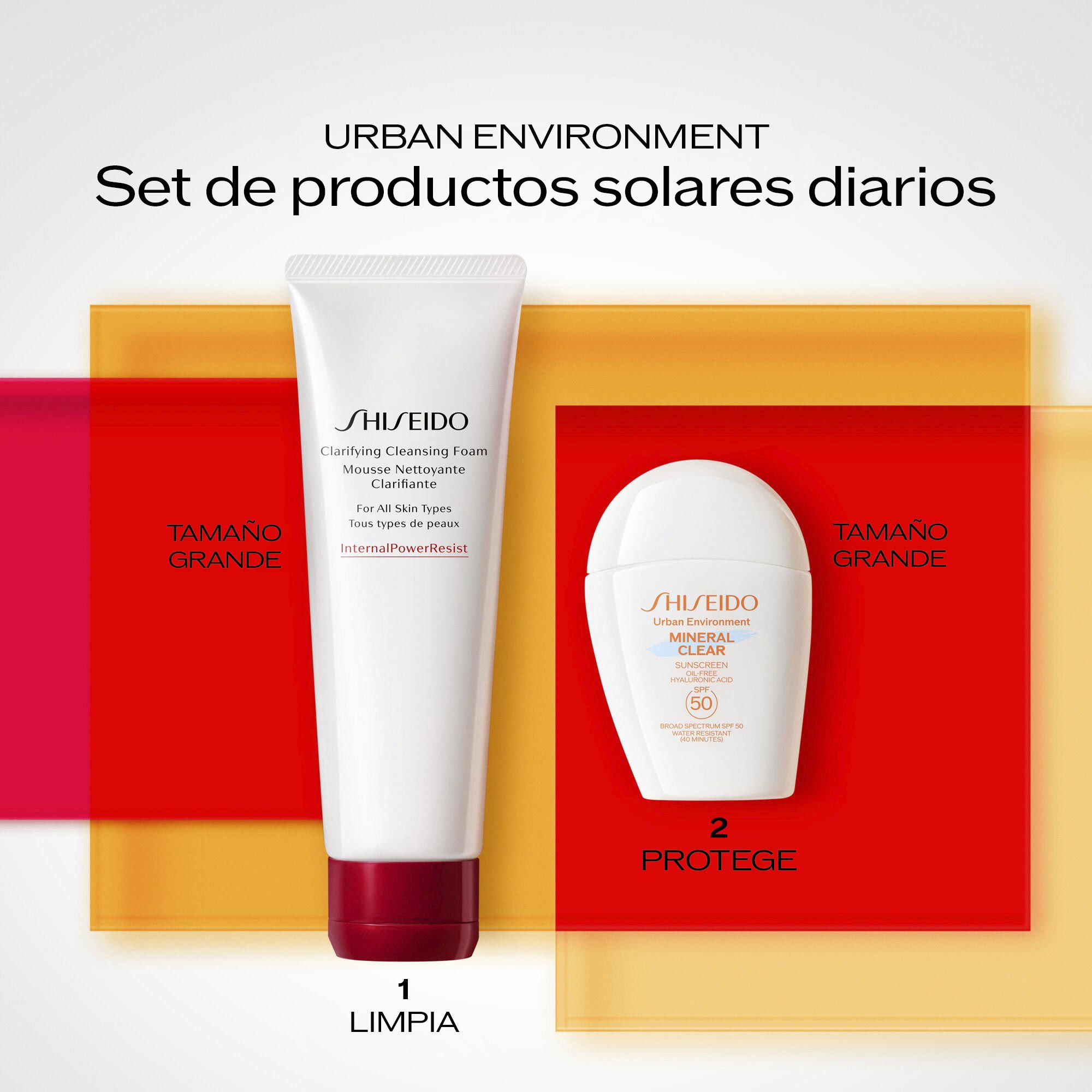 Set de productos solares diarios,